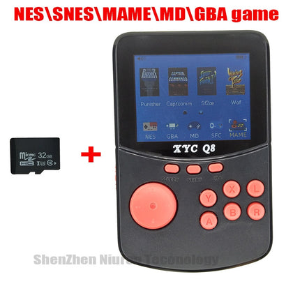 With 512M\32G TF Card Retro Handheld Video Games Console For NES\SNES\MAME\MD\GBA 16 Bit Arcade Game Players 10000 Games TV Out