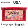 32 Bit Video Game Cartridge Console Card for Nintendo GBA Pokeon Emerald FireRed LeafGreen Ruby Sapphire with Shiny Label