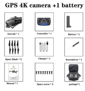 Sg906 Pro Drone 4k HD Mechanical Gimbal Camera 5g Wifi GPA System Supports Tf Card Flight 25 Min Rc Distance 1.2km