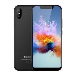 Blackview A30 Smartphone 5.5inch 19:9 MTK6580A Quad Core Cell phone 2GB 16GB Android 8.1 Dual SIM 3G Face ID Mobile Phone 2500mA