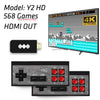 DATA FROG Wireless USB Console Built in 620 Classic  Video Game Console Support TV Out  Dual Handheld Gamepads