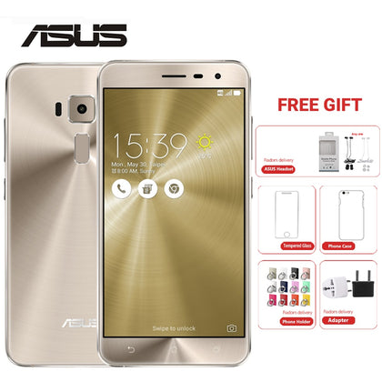 New ASUS Zenfone 3 ZE552KL 4GB 64GB/ 128GB Mobile Phone 5.5" Snapdragon 625 Octa core 16MP 8MP Fingerprint 4G LTE Smartphone