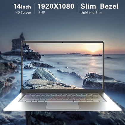 Jumper EZbook A5 14 Inch Laptop 1080P FHD Intel Cherry Trail Z8350 Quad Core Notebook 1.44GHz Windows 10 4GB LPDDR3 64GB EMMC EU