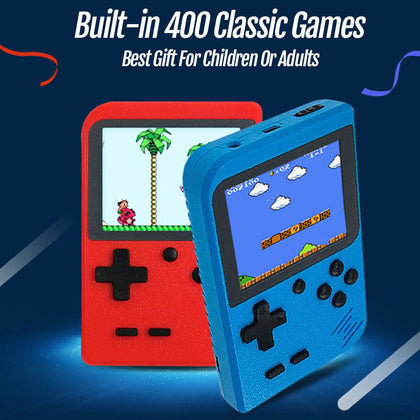 2019 New Handheld Game Console Built-in 400 Classic Games Mini 8 Bit Pocket Portable Player Retro Video Game Console