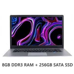LHMZNIY RX-1 15.6 inch Student Laptop 8GB RAM 256GB512GB SSD Notebook intel J3455 Quad Core Ultrabook With Webcam Bluetooth WiFi