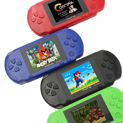 3 portable portable portátil 16 bits retro pxp3 magro estação de jogos de vídeo jogador handheld game console 2 pces cartão de jogo embutido 150 jogos clássicos