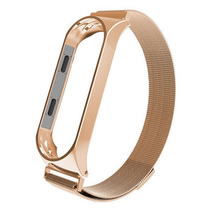 Smart Watch Strap Metal Stainless Steel Strap For Xiaomi Mi Band 3 4 Wrist Strap For Xiaomi Miband 3 4 Bracelet For Mi Band 3
