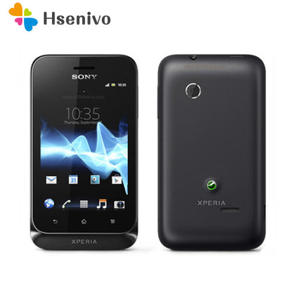 ST21 Original Unlocked Sony Xperia tipo Original Unlocked ST21i GSM 3.2"inch 3G 3MP GPS WIFI Android Smartphone 512 RAM 1500 mah